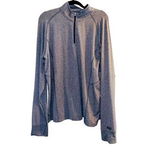 REI Men’s Co Op Gray Long Sleeve Quarter Zip Top XL